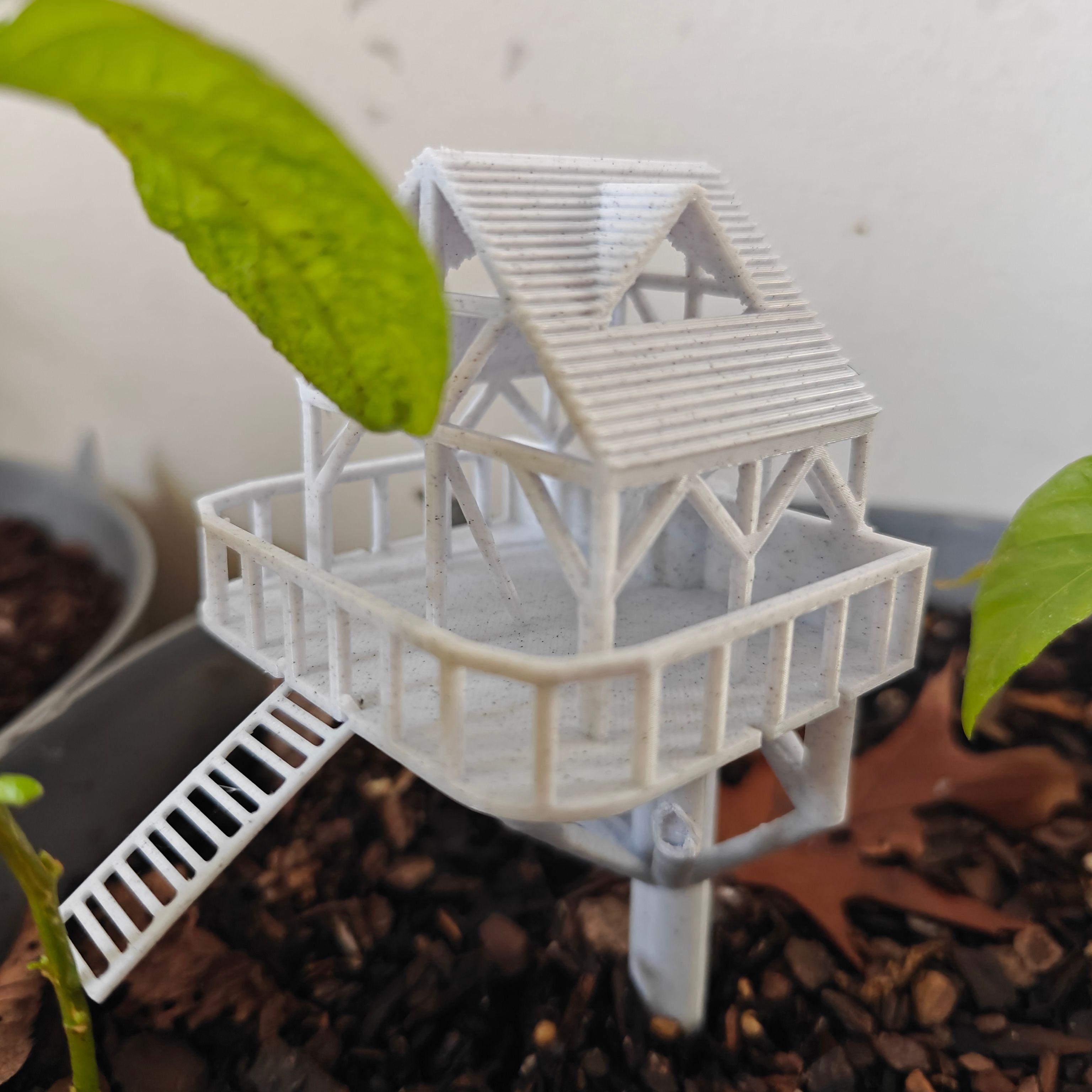 Tiny Treehouse For Plants
